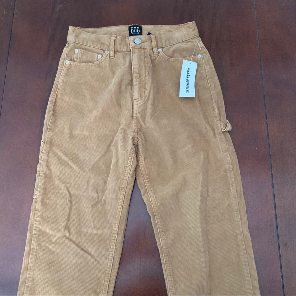 Urban Outfitters High Waisted Brown Corduroy Pants